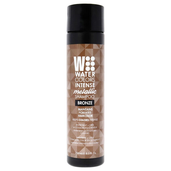 Watercolors Intense Metallic Shampoo - Bronze by Tressa for Unisex - 8.5 oz Shampoo, See Description, hi-res image number 0