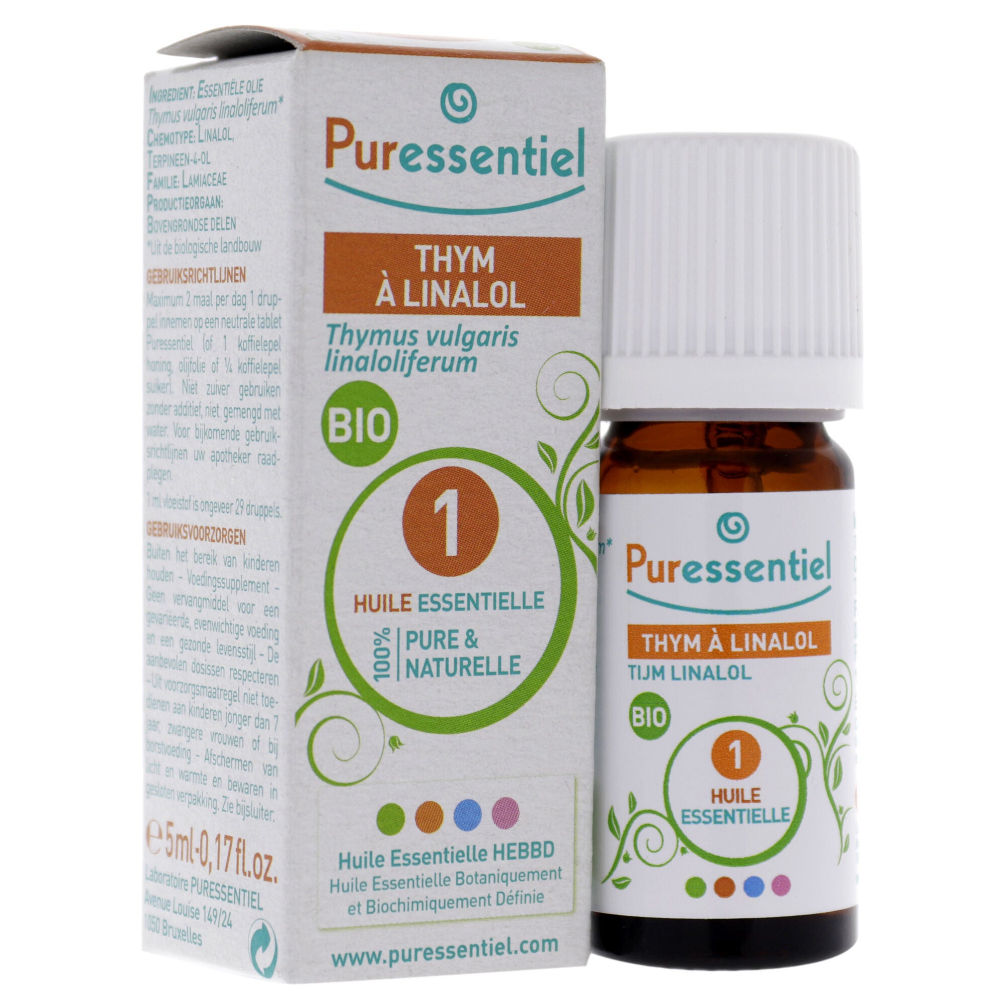 Organic Essential Oil - Thyme Linalol by Puressentiel for Unisex - 0.17 oz Oil, See Description, alternate image number 2