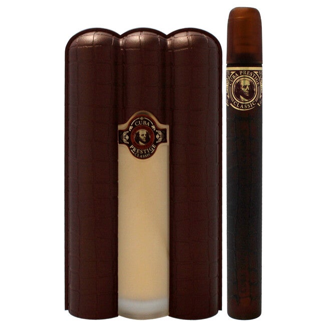 Cuba Prestige Classic by Cuba for Men - 2 Pc Gift Set 3oz EDT Spray, 1.17oz EDT Spray, NA, alternate image number null
