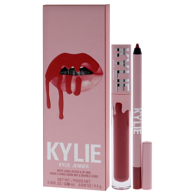 Matte Lip Kit - 500 Kristen by Kylie Cosmetics for Women - 2 Pc 0.10oz Matte Liquid Lipstick, 0.039oz Lip Liner, NA, alternate image number null