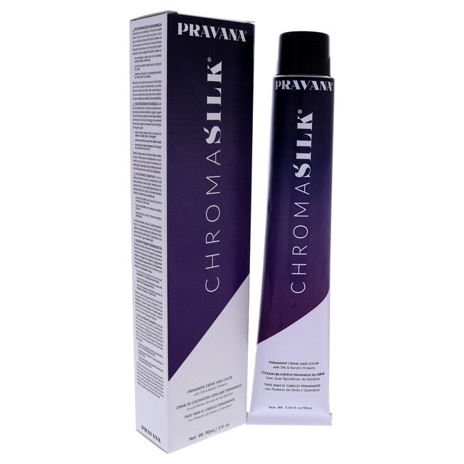 ChromaSilk Creme Hair Color - 8.7 Light Violet Blonde by Pravana for Unisex - 3 oz Hair Color, NA, alternate image number null