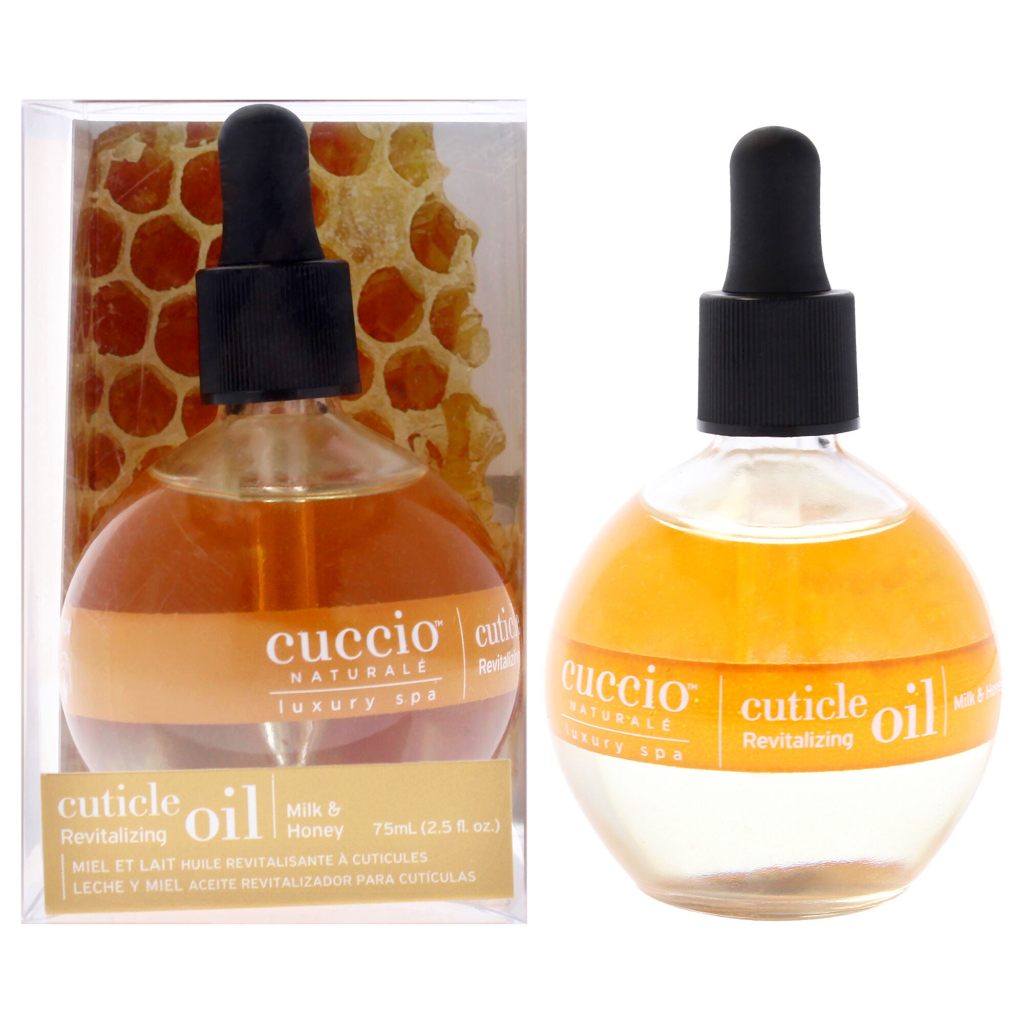 Cuticle Revitalizing Oil - Milk and Honey Manicure by Cuccio Naturale for Unisex - 2.5 oz Oil, See Description, hi-res image number 0