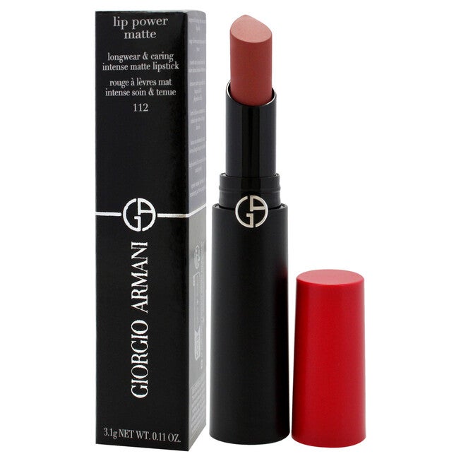 Lip Power Matte Longwear Lipstick - 112 Stylish by Giorgio Armani for Women - 0.11 oz Lipstick, NA, alternate image number null