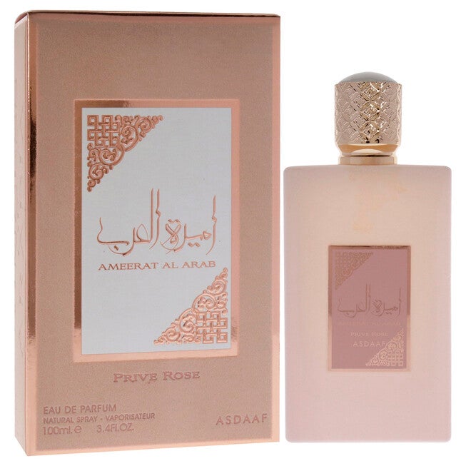 Asdaaf Ameerat Al Arab Prive Rose by Lattafa for Women - 3.4 oz EDP Spray, , alternate image number null