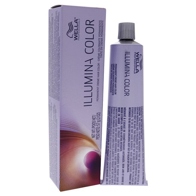 Illumina Color Permanent Creme Hair Color - 5 35 Light Brown-Gold Red Violet by Wella for Unisex - 2 oz Hair Color, NA, alternate image number null
