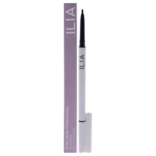In Full Micro-Tip Brow Pencil - Soft Black by ILIA Beauty for Women - 0.003 oz Eyebrow Pencil, NA, hi-res image number null