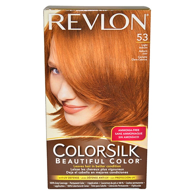 Colorsilk Beautiful Color - 53 Light Auburn 5R by Revlon for Unisex - 1 Application Hair Color, NA, hi-res image number null
