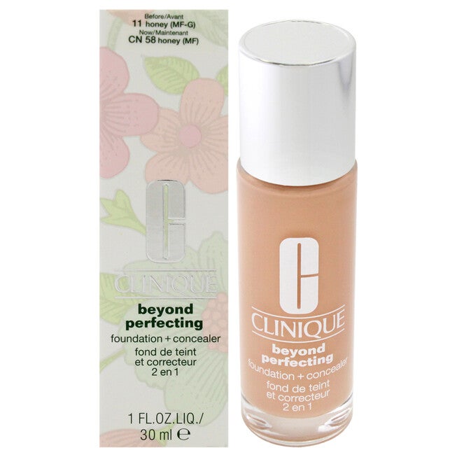 Beyond Perfecting Foundation Plus Concealer - 11 Honey MF-G by Clinique for Women - 1 oz Makeup, NA, hi-res image number null