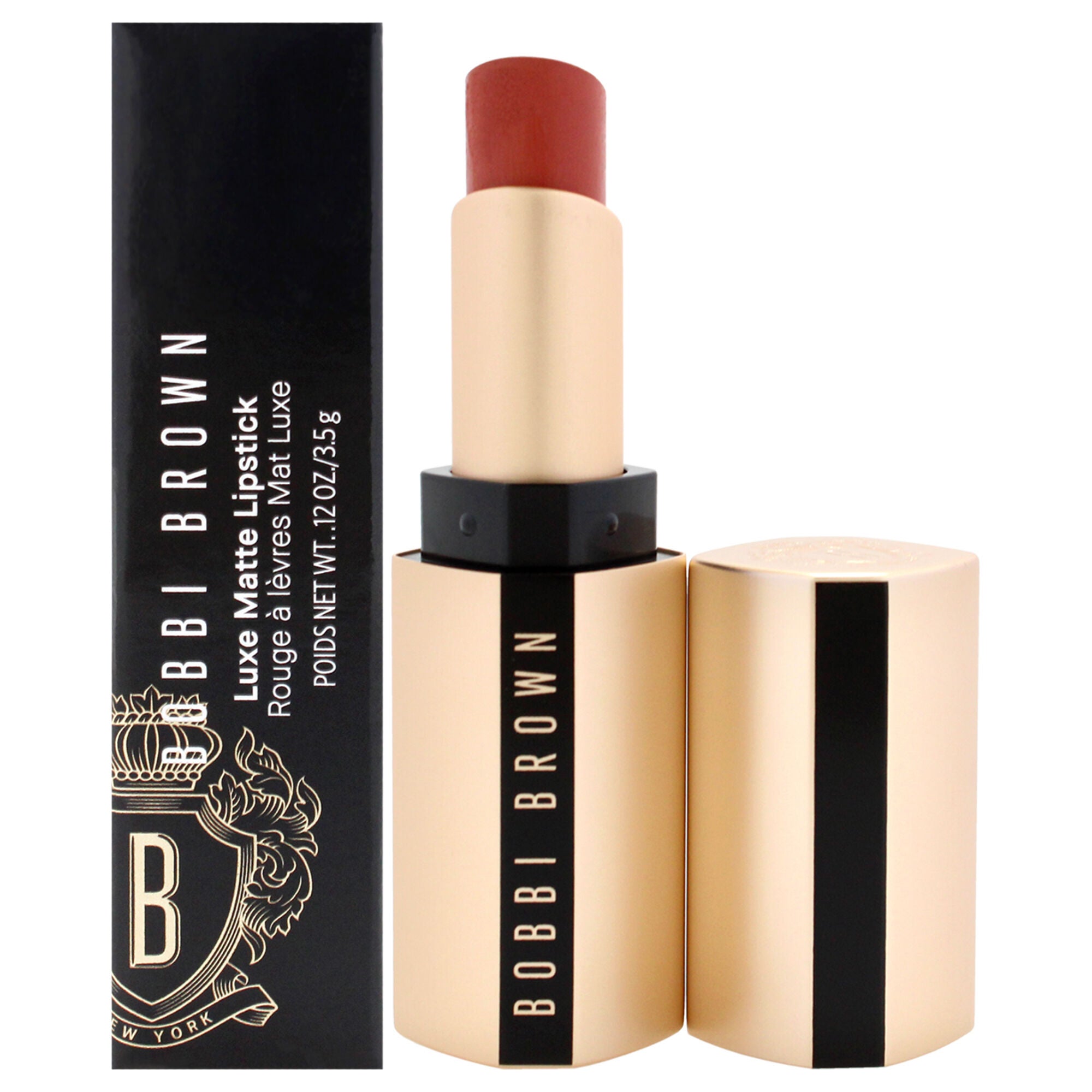 Luxe Matte Lipstick - 64 Afternoon Tea by Bobbi Brown for Women - 0.12 oz Lipstick, Brown, hi-res image number 0