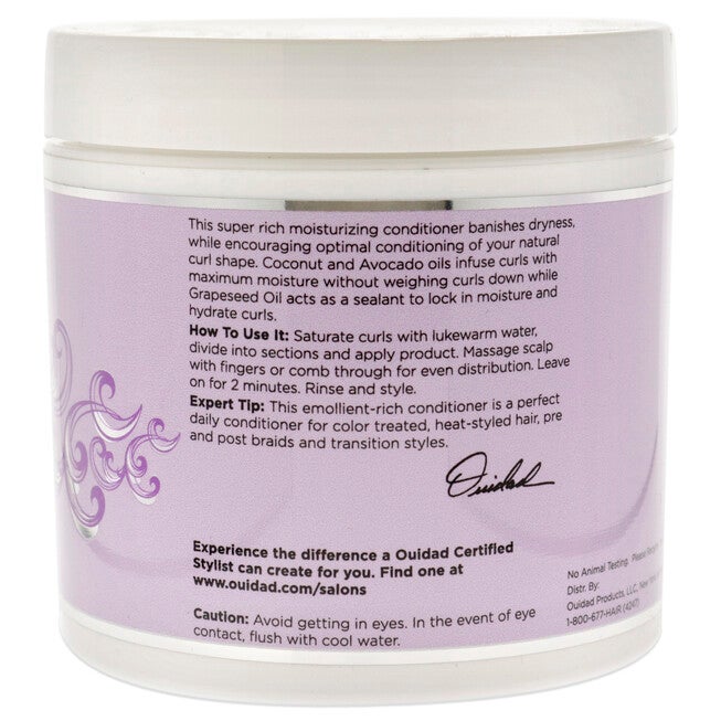 Curl Immersion Triple Treat Deep Conditioner by Ouidad for Unisex - 12 oz Conditioner, , alternate image number null
