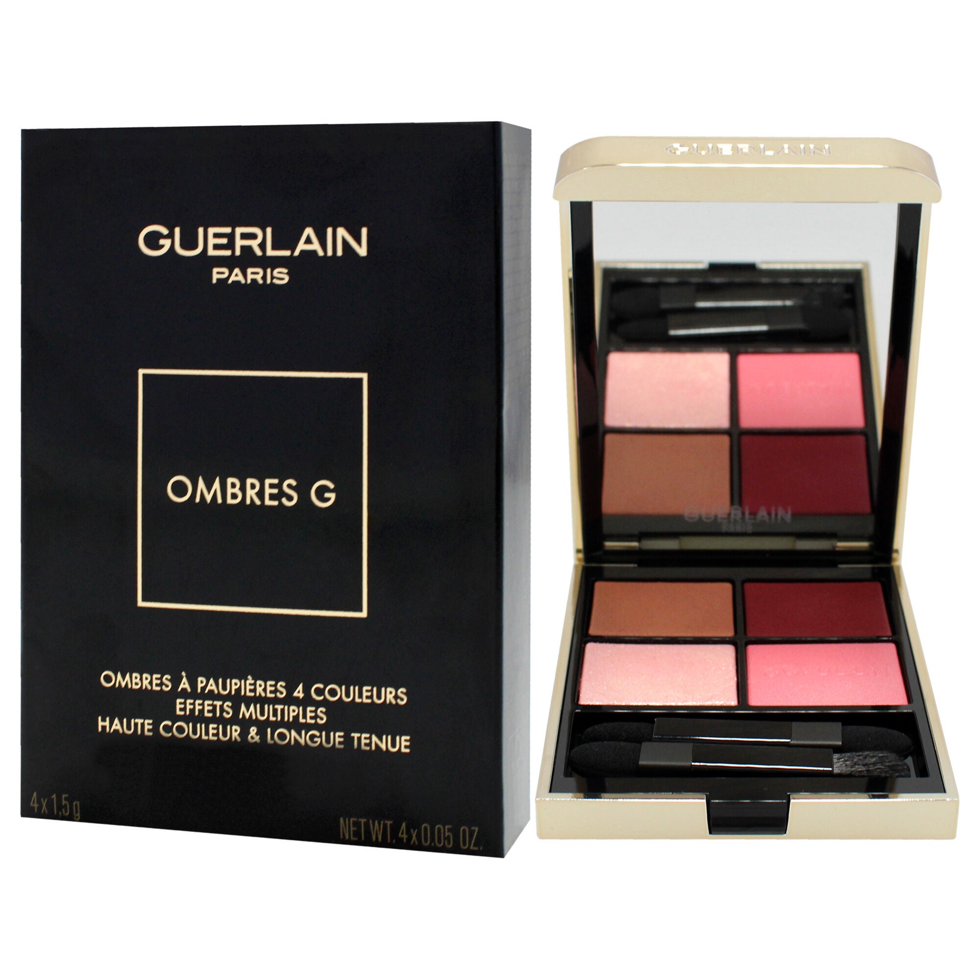 Ombres G Eyeshadow Quad - 530 Majestic Rose by Guerlain for Women - 0.20 oz Eye Shadow, Multi, alternate image number 2