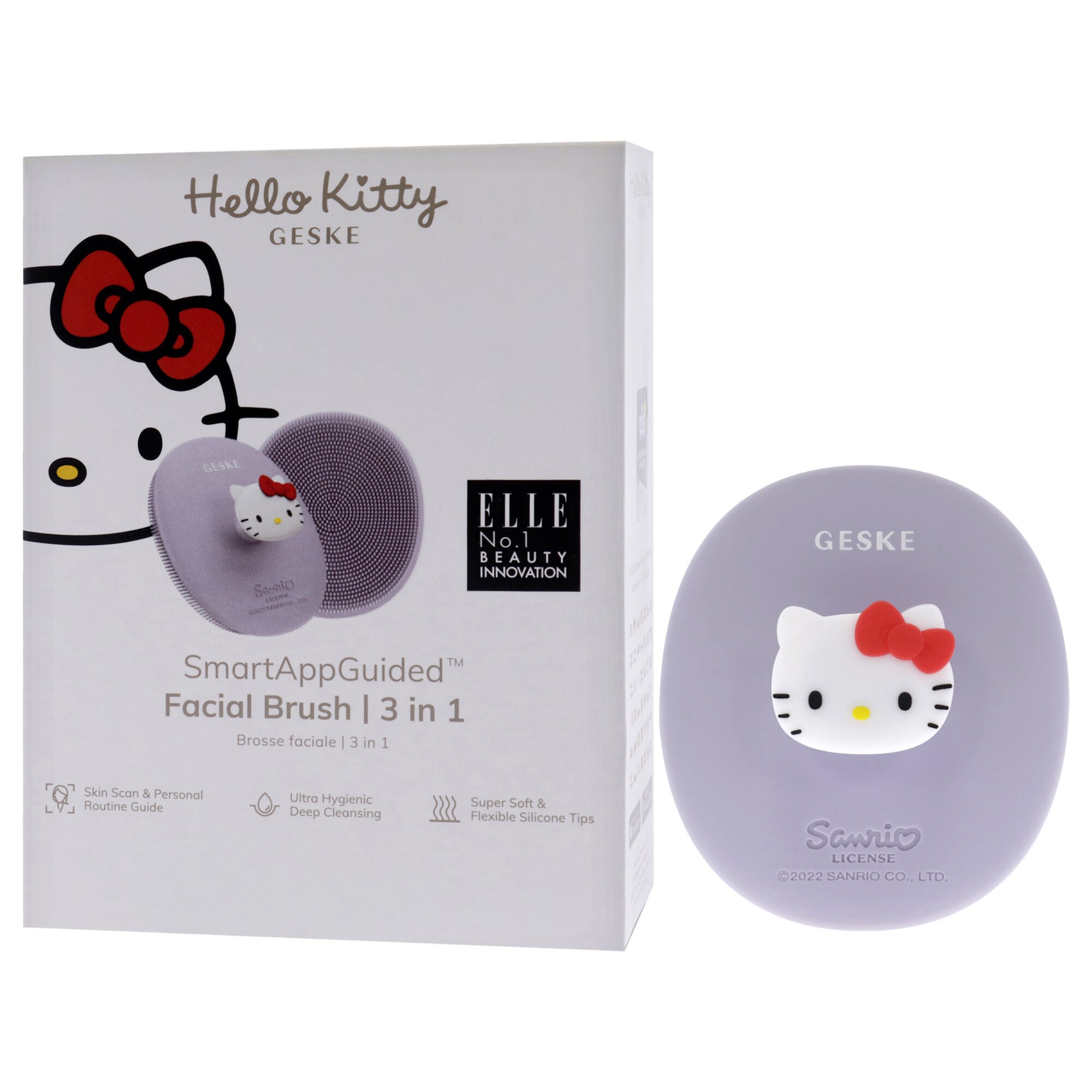 Hello Kitty Facial Brush 3 in 1 - Purple by Geske for Women - 1 Pc Brush, , alternate image number 7