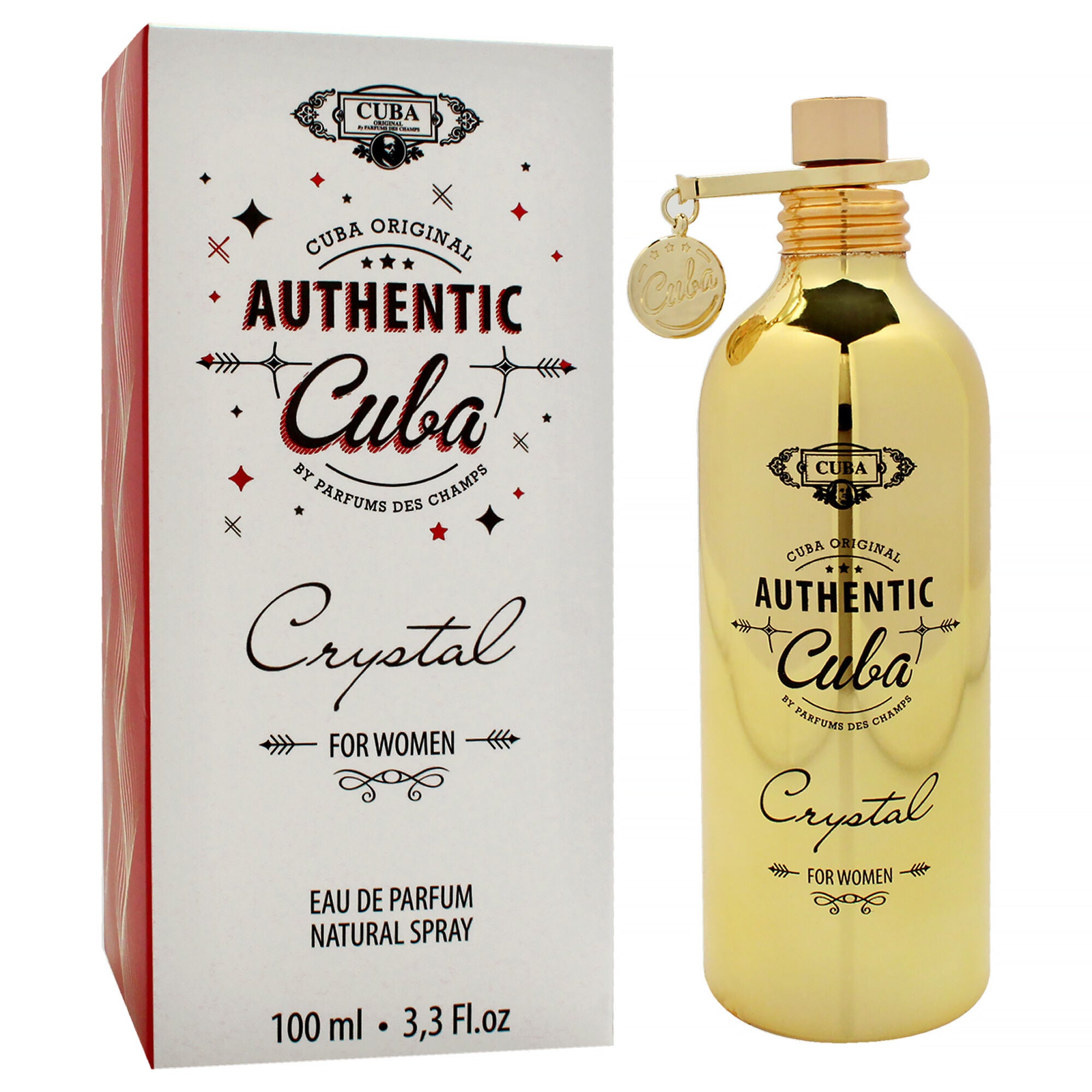 Cuba Authentic Crystal by Cuba for Women - 3.3 oz EDP Spray, See Description, alternate image number 2