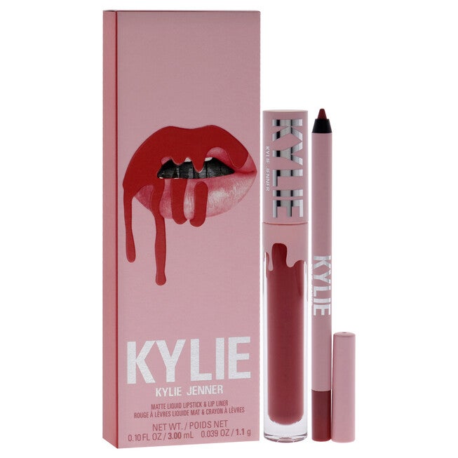 Matte Lip Kit - 500 Kristen by Kylie Cosmetics for Women - 2 Pc 0.10oz Matte Liquid Lipstick, 0.039oz Lip Liner, , alternate image number null