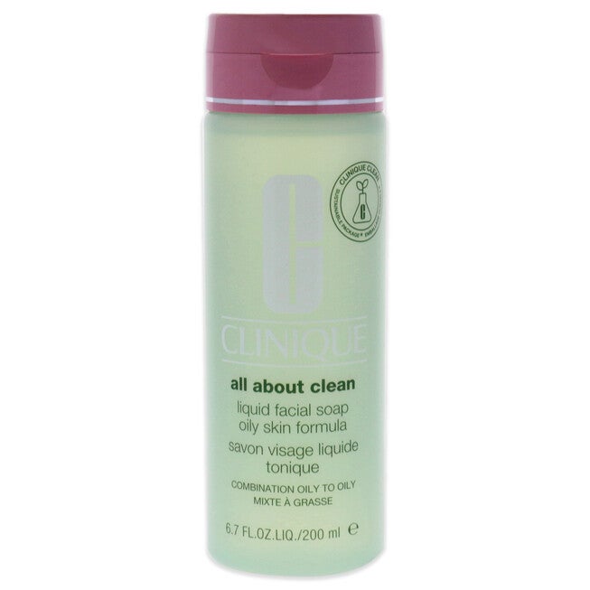 All About Clean Liquid Facial Soap Oily Skin Formula by Clinique for Unisex - 6.7 oz Soap, NA, hi-res image number null