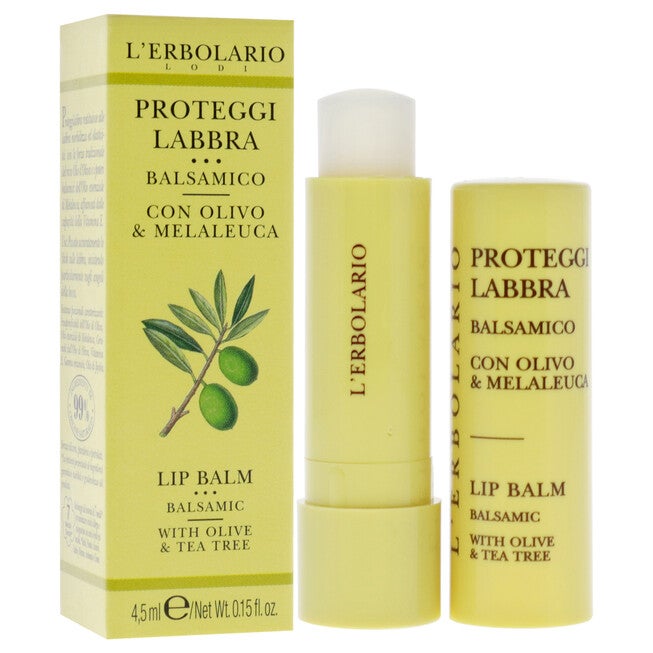 Lip Balm - Olive and Tea Tree by LErbolario for Unisex - 0.15 oz Lip Balm, See Description, alternate image number 2