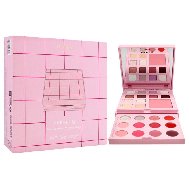 Pupart M Make-Up Palette - 002 Pink by Pupa Milano for Women - 0.66 oz Makeup, NA, alternate image number null