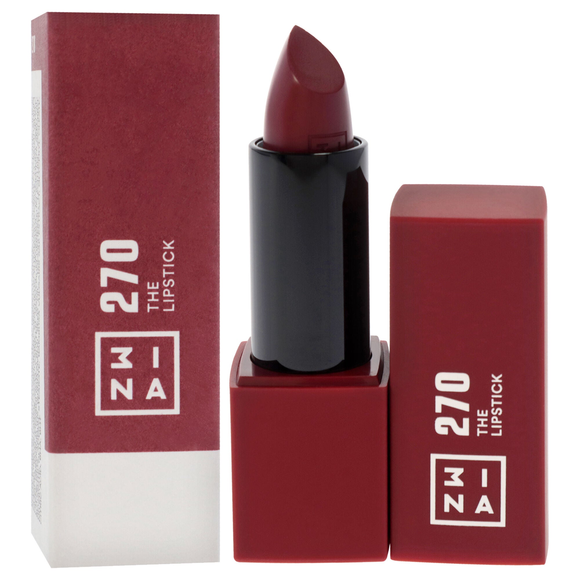 The Lipstick - 270 Wine Red by 3INA for Women - 0.16 oz Lipstick, See Description, alternate image number 1