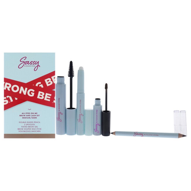 Breakup Collection All Eyes on me Brow and Lash Kit - Medium-Dark by Sassy by Savannah Chrisley for Women - 6 Pc Set, NA, hi-res image number null