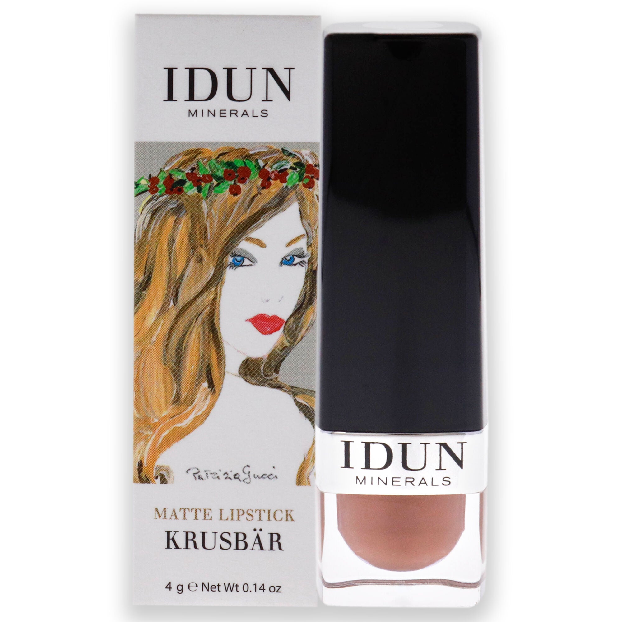 Matte Lipstick - 108 Krusbar by Idun Minerals for Women - 0.14 oz Lipstick, See Description, hi-res image number 0