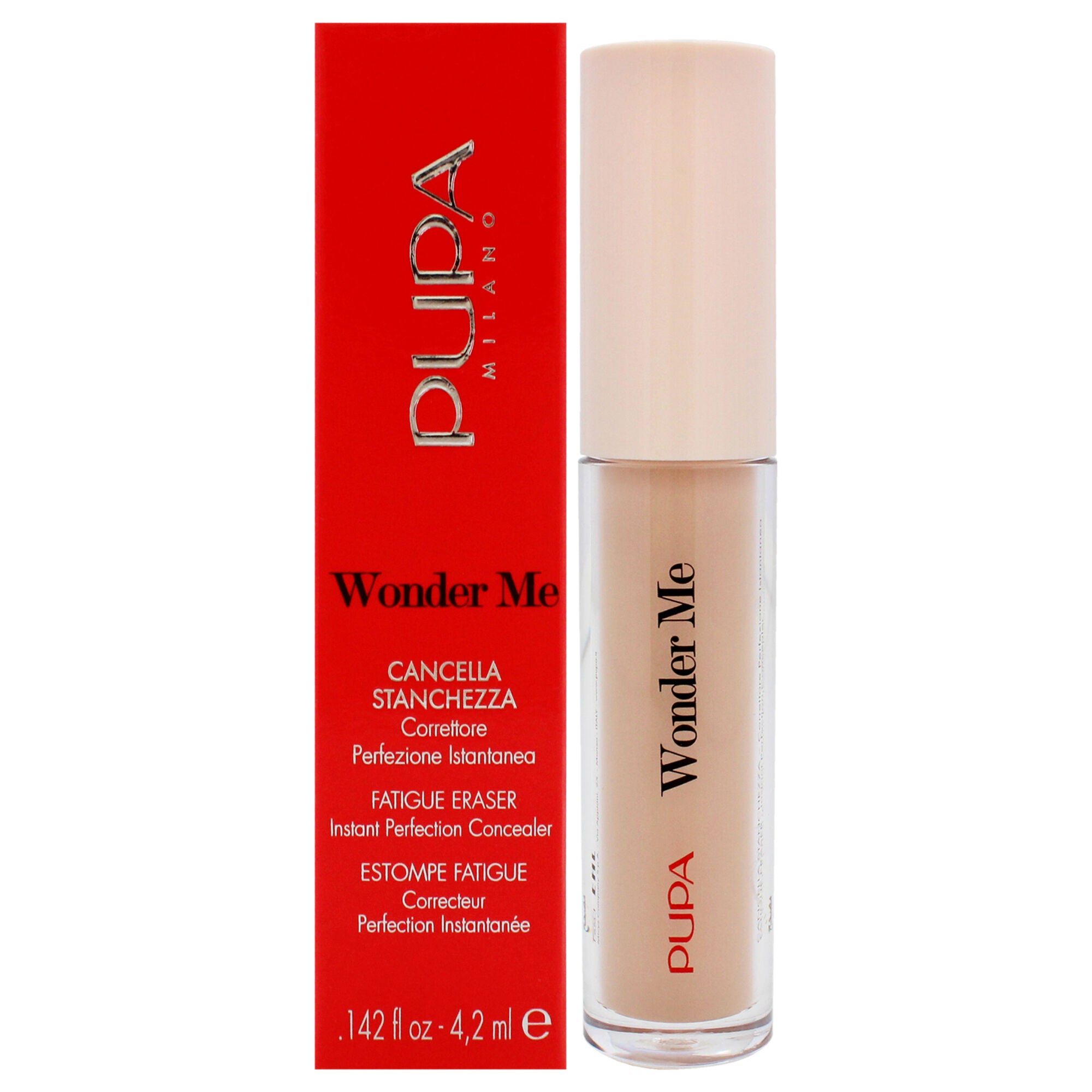 Wonder Me Fatigue Eraser - 040 Intense Warm Beige by Pupa Milano for Women - 0.142 oz Concealer, See Description, hi-res image number 0