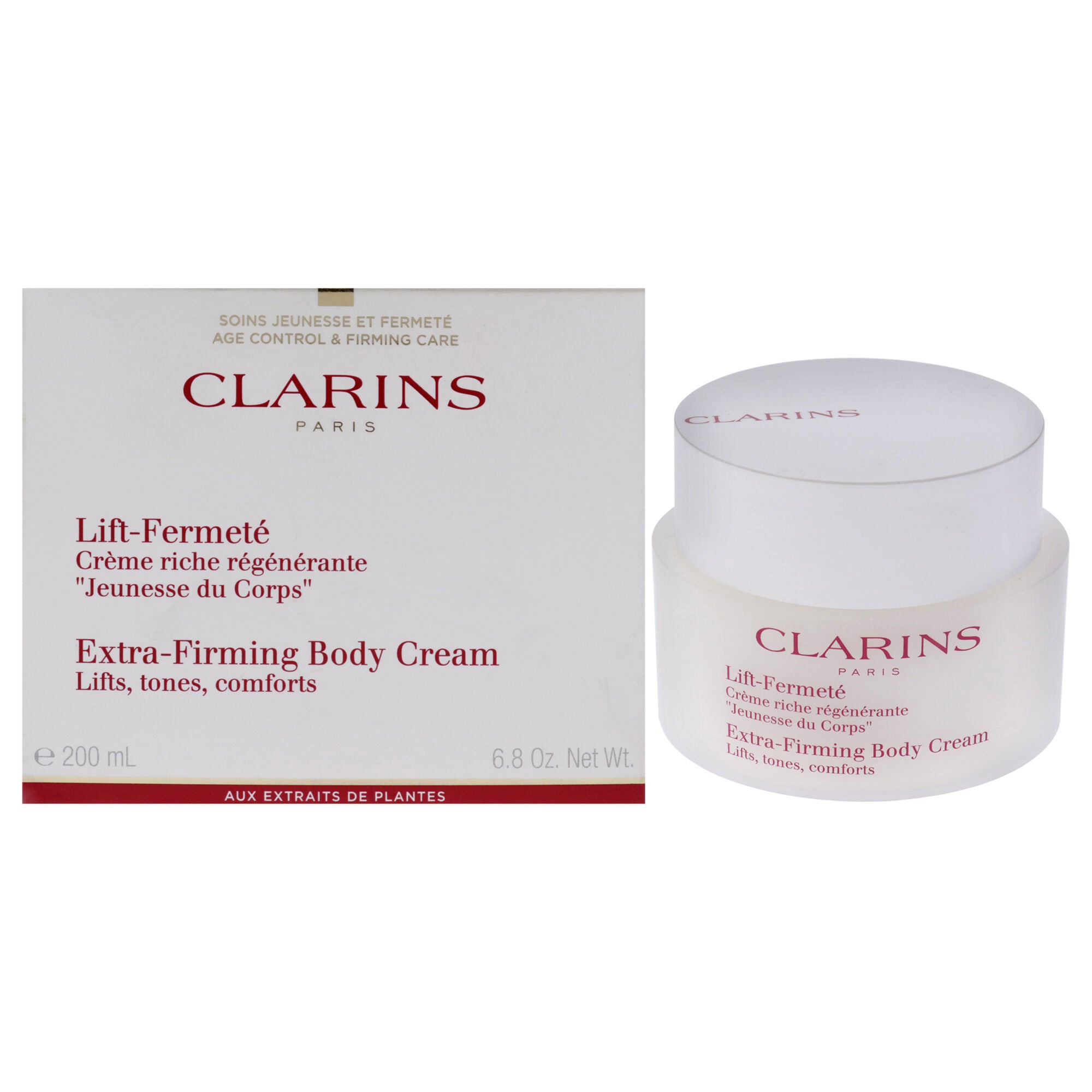 Extra Firming Body Cream by Clarins for Unisex - 6.8 oz Body Cream, See Description, hi-res image number 0