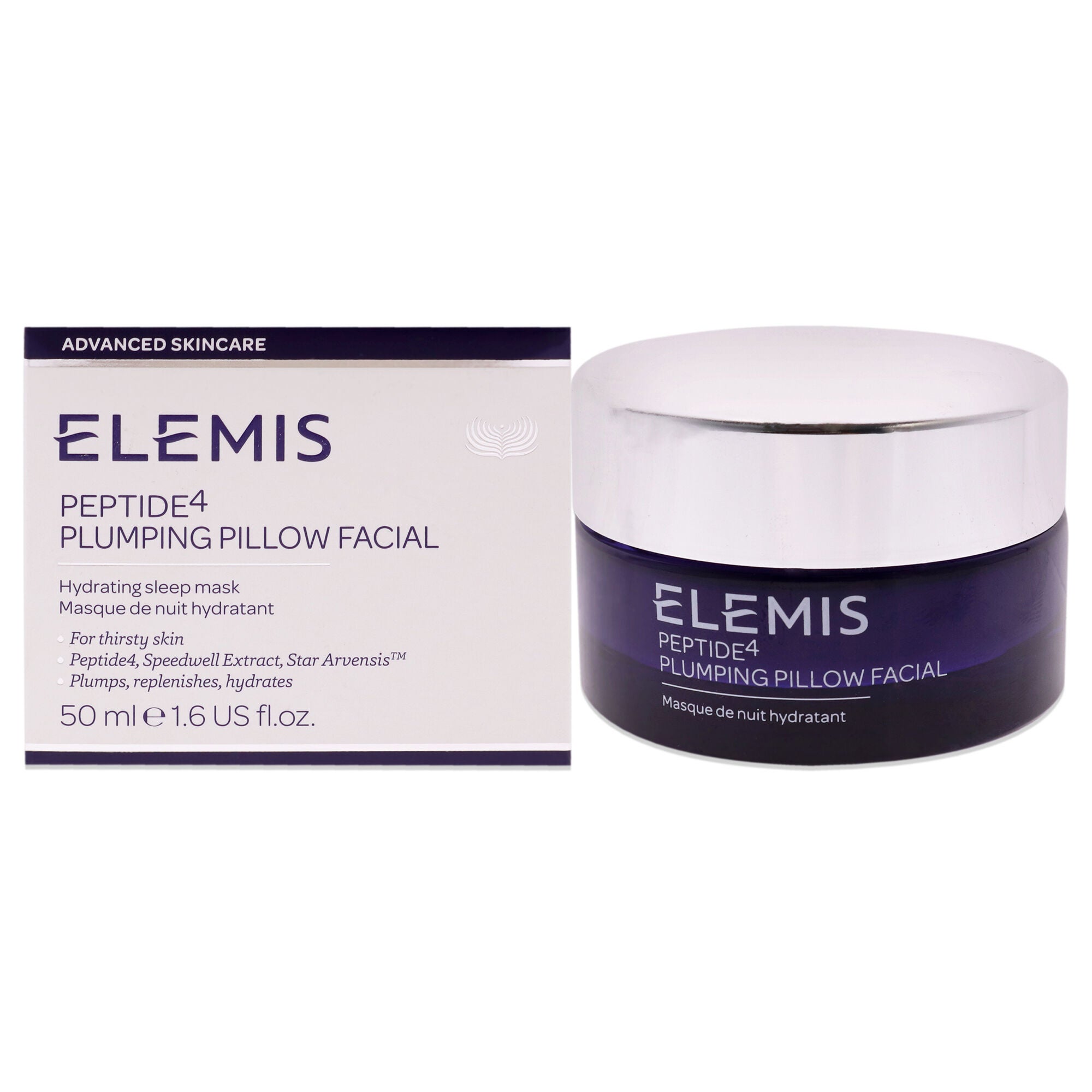 Peptide4 Plumping Pillow Facial by Elemis for Unisex 1.6 oz Mask