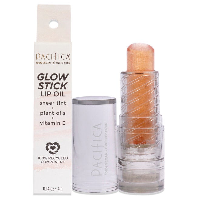 Glow Stick Lip Oil - Pink Sheer by Pacifica for Women - 0.14 oz Lip Oil, NA, hi-res image number null