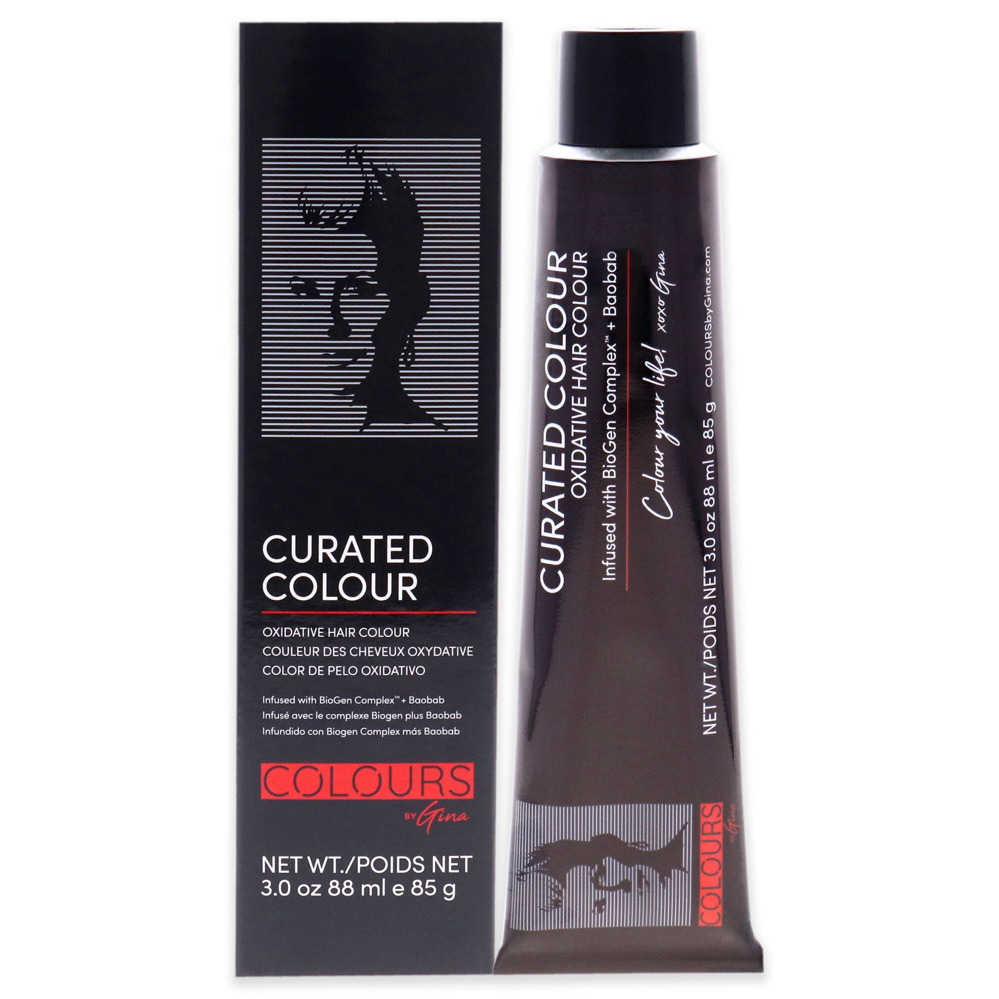 Curated Colour - 7.4-7C Copper Blonde by Colours By Gina for Unisex - 3 oz Hair Color, See Description, hi-res image number 0