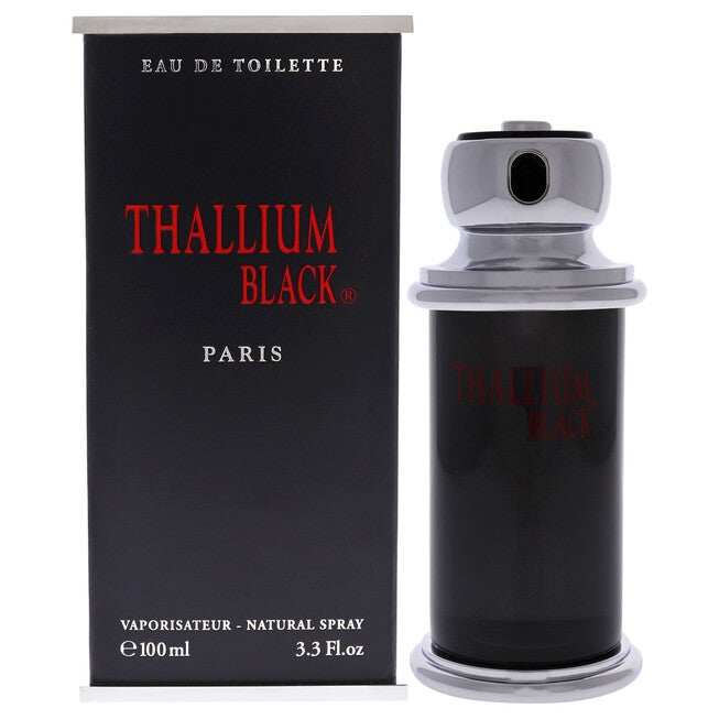 Thallium Black by Jacques Evard for Men - 3.3 oz EDT Spray, NA, hi-res image number null