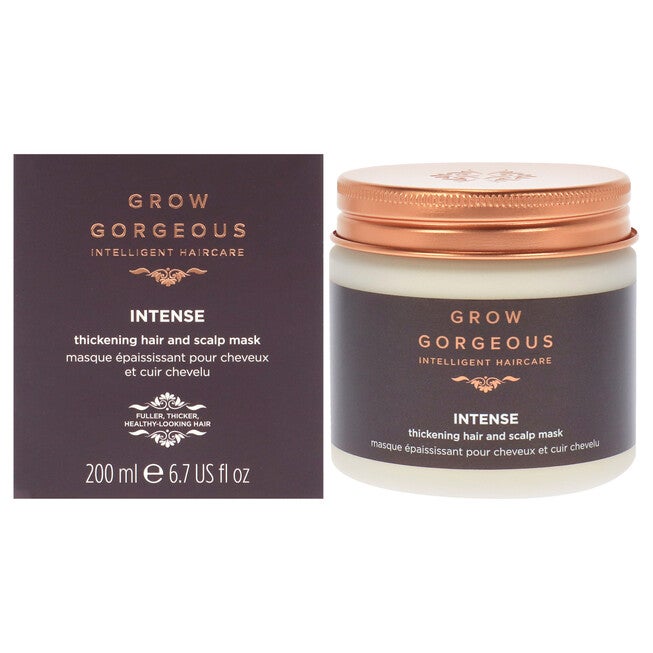 Intense Thickening Hair and Scalp Mask by Grow Gorgeous for Unisex - 6.7 oz Masque, NA, hi-res image number null