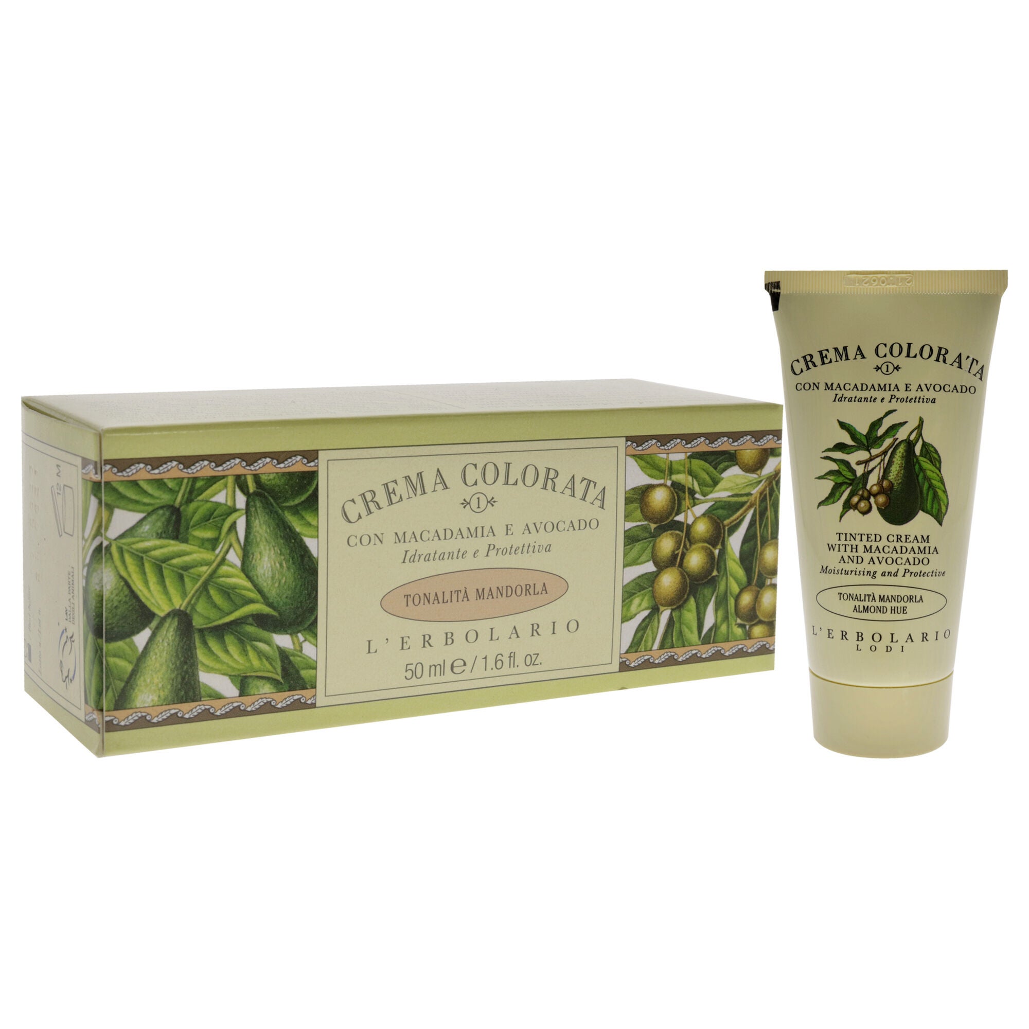 Tinted Cream - Almond Hue by LErbolario for Women - 1.6 oz Cream, , alternate image number 6