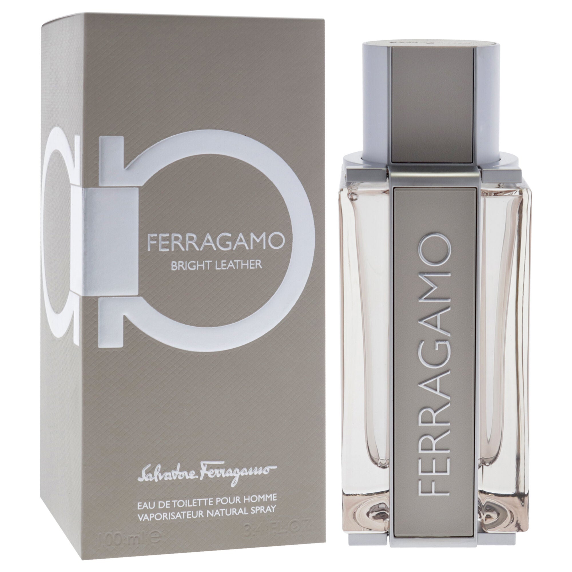 Bright Leather by Salvatore Ferragamo for Men - 3.4 oz EDT Spray, See Description, alternate image number 1