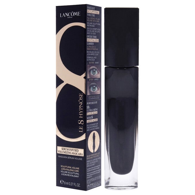 Le 8 Hypnose Serum-Infused Volumizing Mascara - 01 Black Sculptural by Lancome for Women - 0.27 oz Mascara, NA, alternate image number null