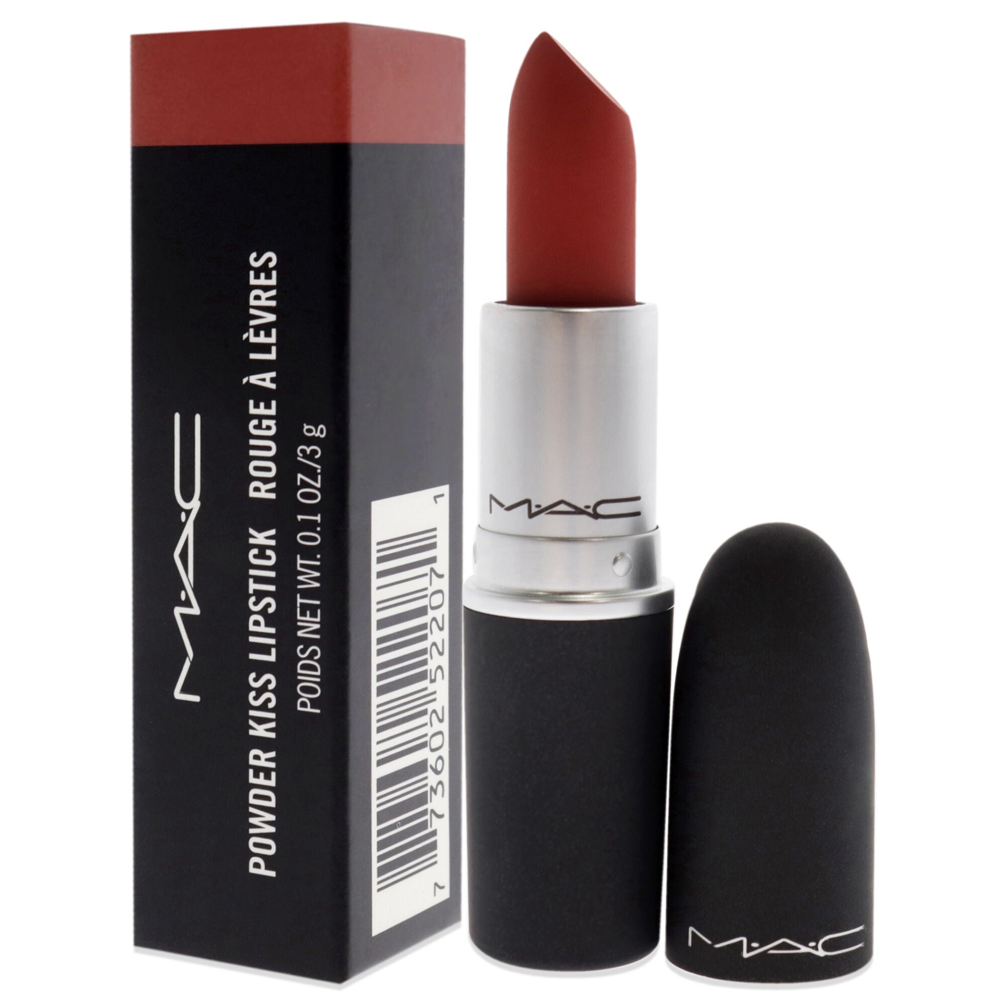Powder Kiss Lipstick - 316 Devoted To Chili by MAC for Women - 0.1 oz Lipstick, , alternate image number 7