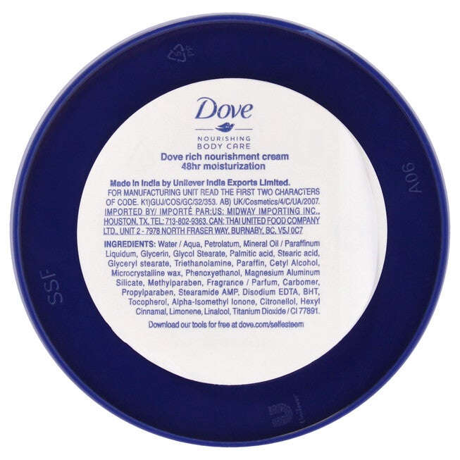 Rich Nourishment Cream by Dove for Unisex - 1.69 oz Cream, NA, alternate image number null