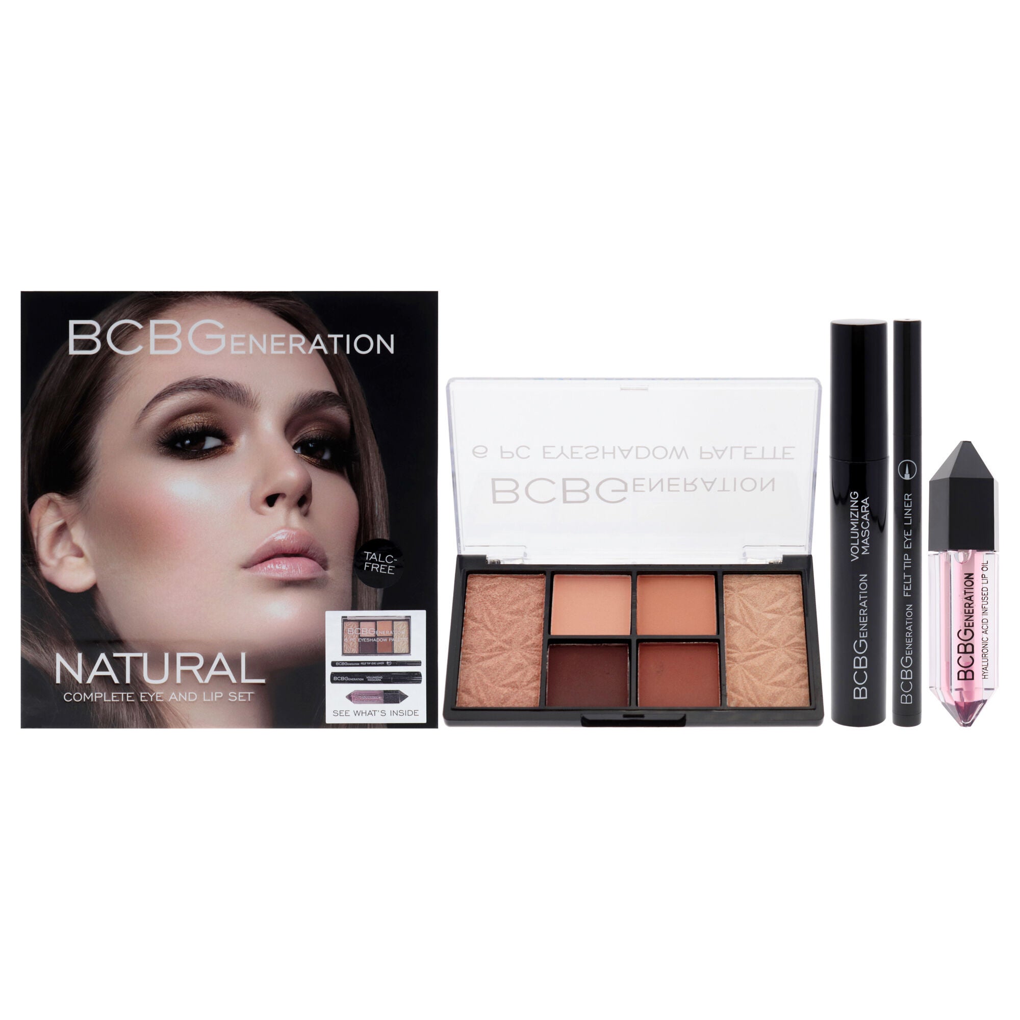 Natural Complete Eye and Lip Set by BCBGeneration Cosmetics for Women - 4 Pc, See Description, hi-res image number 0