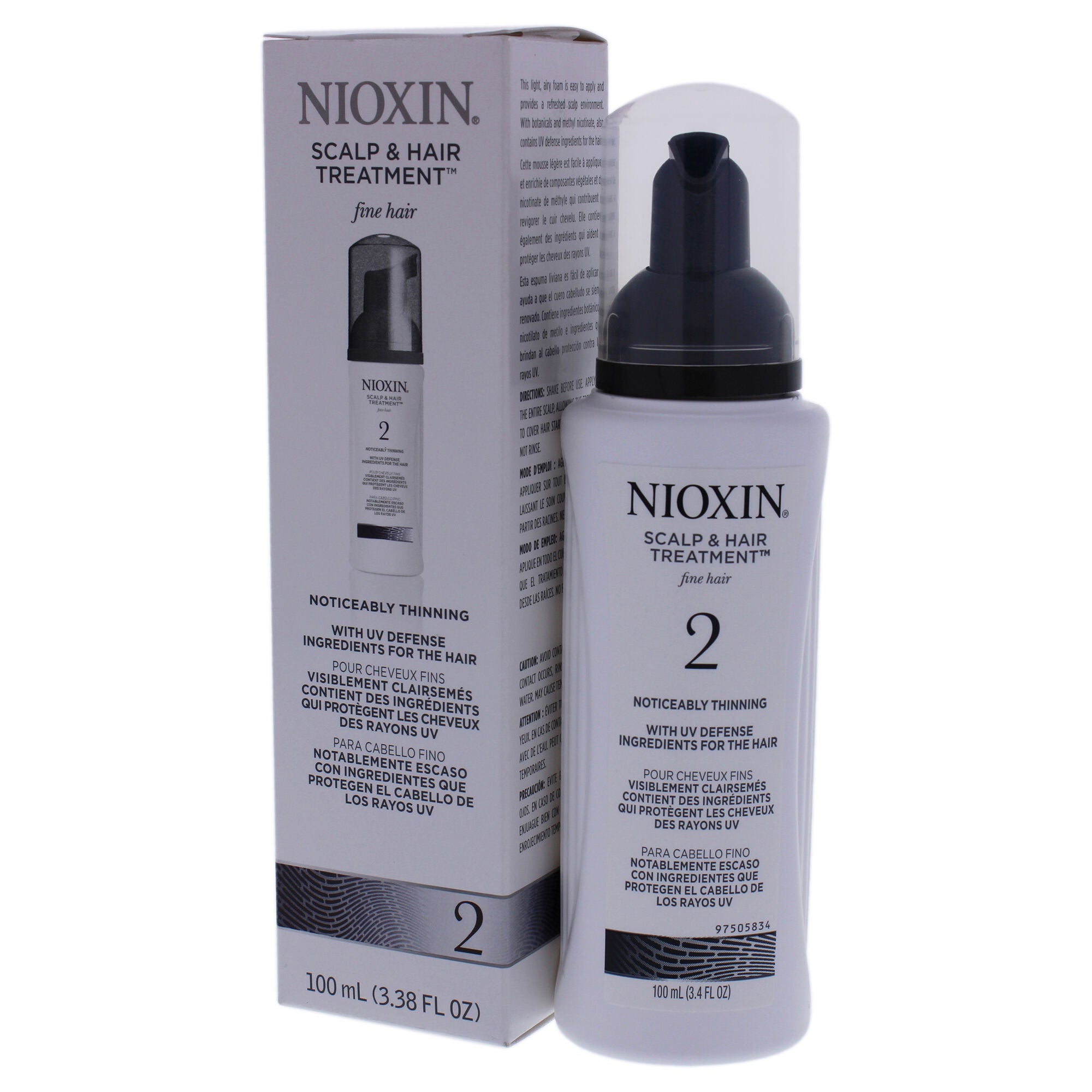 System 2 Scalp Treatment by Nioxin for Unisex - 3.38 oz Treatment, See Description, alternate image number 3