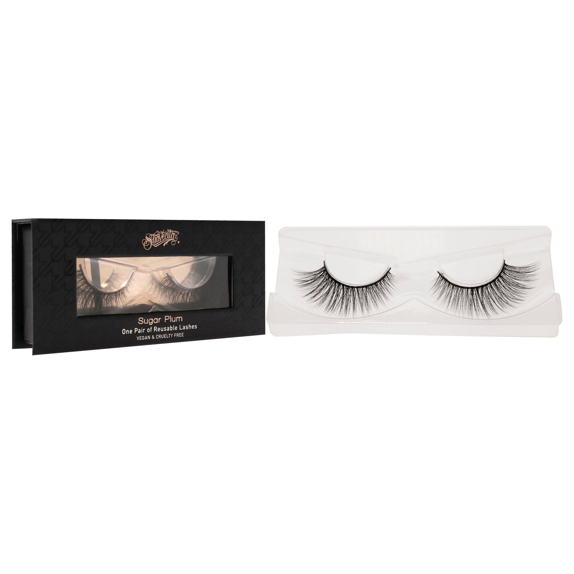 Synthetic Silk Lashes - Sugar Plum by Suavecito for Women - 1 Pair Eyelashes, See Description, alternate image number 2