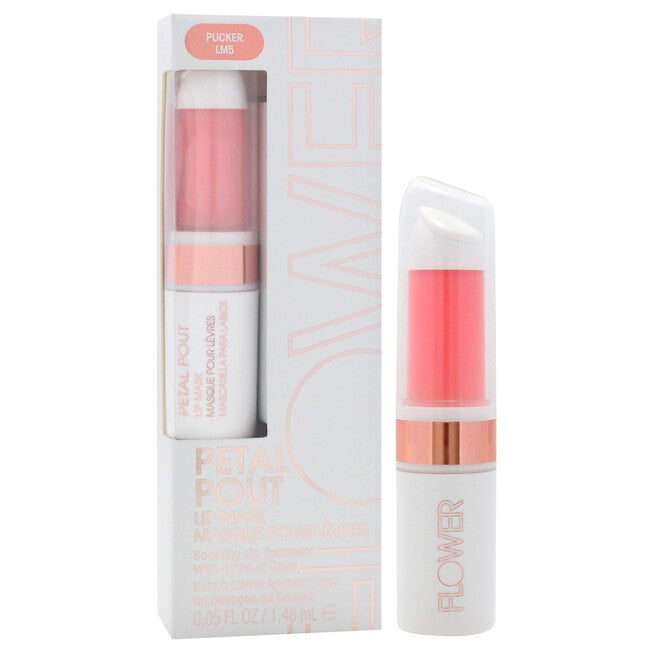 Petal Pout Lip Mask - LM5 Pucker by Flower Beauty for Women - 0.05 oz Lip Mask, NA, alternate image number null