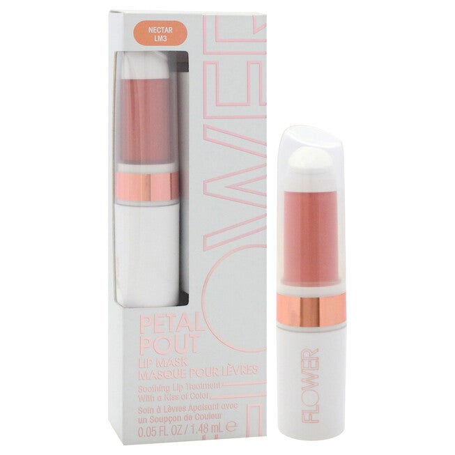 Petal Pout Lip Mask - LM3 Nectar by Flower Beauty for Women - 0.05 oz Lip Mask, NA, alternate image number null