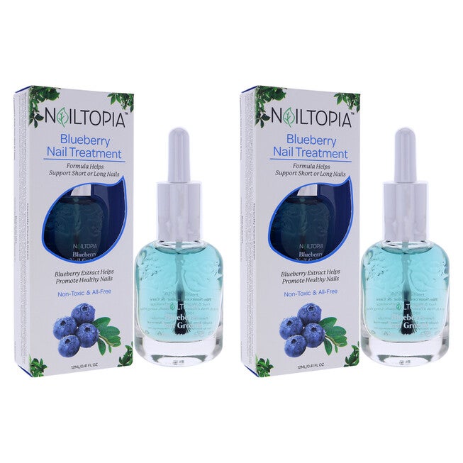 Nail Treatment - Blueberry by Nailtopia for Women - 0.41 oz Nail Treatment - Pack of 2, NA, alternate image number null