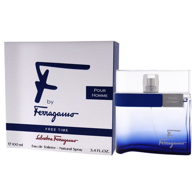 F by Ferragamo Free Time by Salvatore Ferragamo for Men - 3.4 oz EDT Spray, NA, alternate image number null