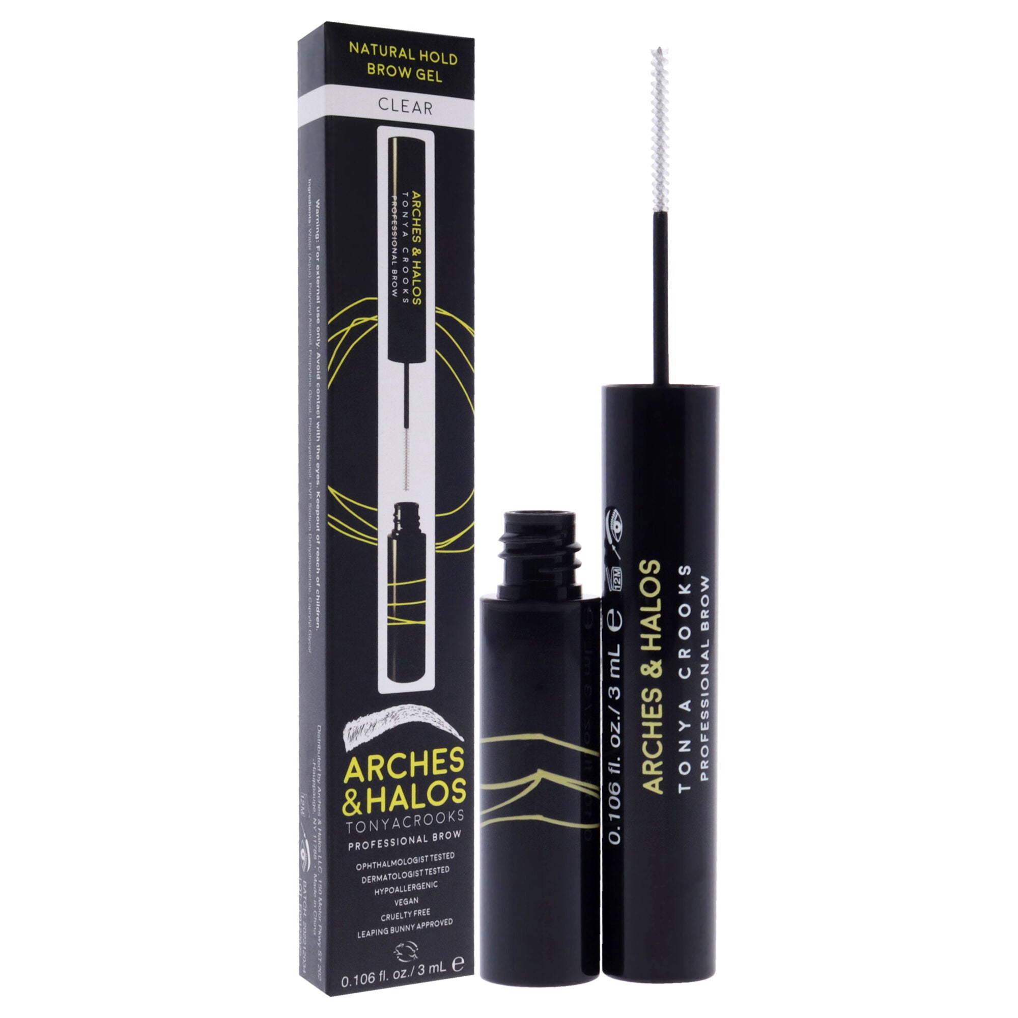 Natural Hold Brow Gel - Clear by Arches and Halos for Women - 0.106 oz Gel, , alternate image number 6