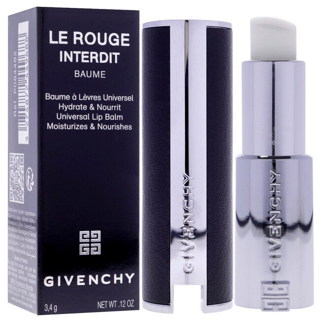 Le Rouge Interdit Baume Lip Balm - 00 Natural Finish by Givenchy for Women - 0.12 oz Lip Balm, NA, alternate image number null