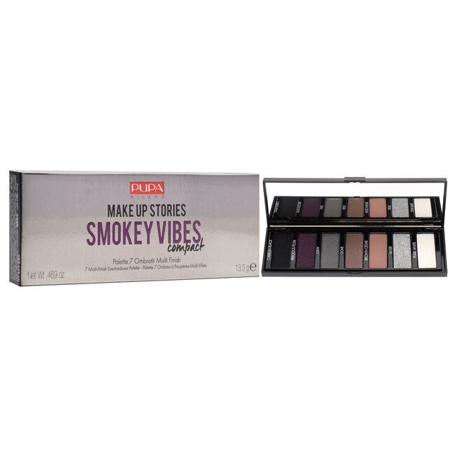 Make Up Stories Compact Palette - 002 Smokey Vibes by Pupa Milano for Women - 0.469 oz Eye Shadow, , alternate image number null