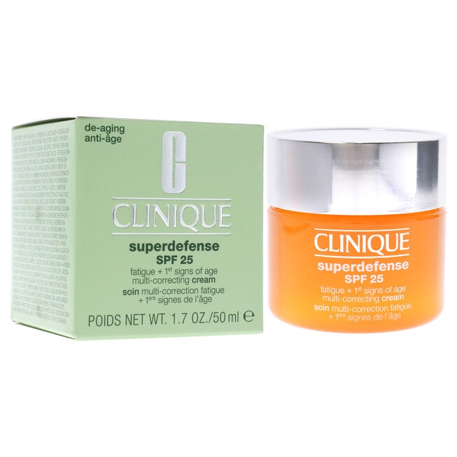 Superdefense Multi-Correcting Cream SPF 25 - Type I-II by Clinique for Unisex - 1.7 oz Cream, , alternate image number null