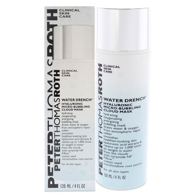 Water Drench Hyaluronic Micro-Bubbling Cloud Mask by Peter Thomas Roth for Women - 4 oz Mask, NA, hi-res image number null