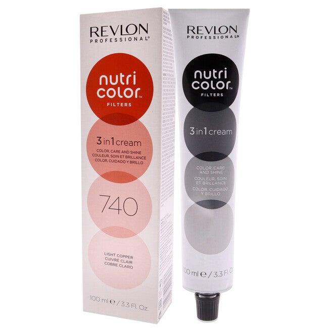 Nutri Color Cream - 740 Light Copper by Revlon for Unisex - 3.3 oz Hair Color, NA, alternate image number null
