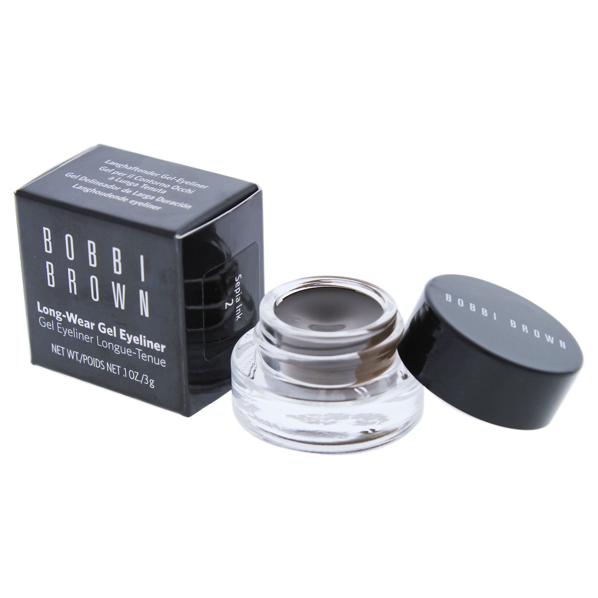 Long-Wear Gel Eyeliner - 02 Sepia Ink by Bobbi Brown for Women - 0.1 oz Eyeliner, See Description, alternate image number 2